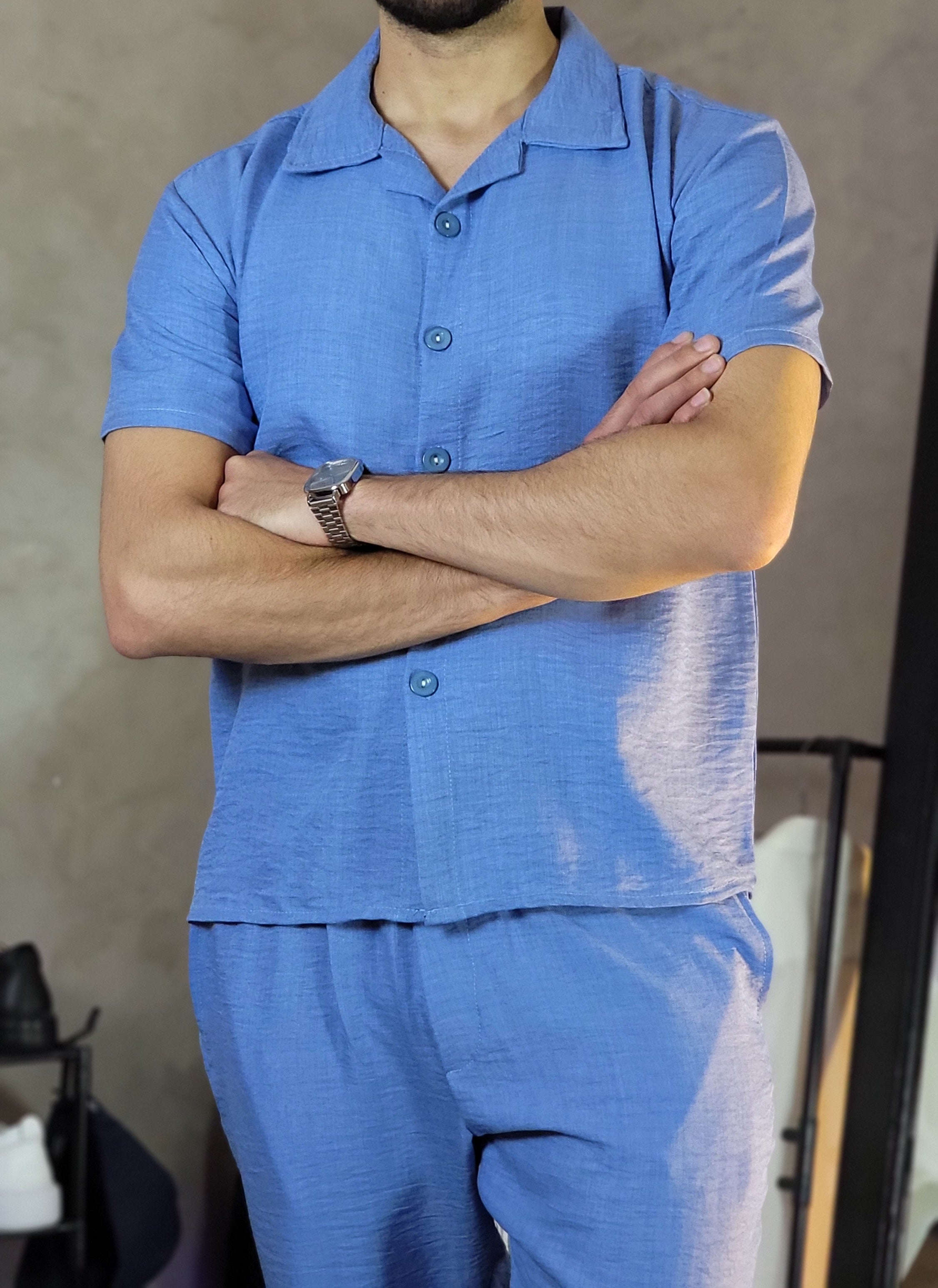 Ensemble Capri Élégant en Tissu Premium – Style sans Effort & Confort